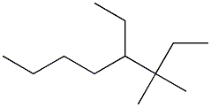 3,3-dimethyl-4-ethyloctane Struktur