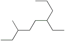 3-methyl-6-ethylnonane Struktur