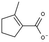 1-METHYL-1-CYCLOPENTENE CARBOXYLATE Struktur