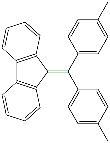 9-DI-P-TOLYMETHYLENEFLUORENE Struktur