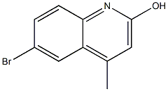 6-BROMO-4-METHYLQUINOLIN-2-OL Struktur