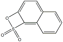 naphthasultone Struktur