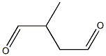 methylsuccinaldehyde Struktur