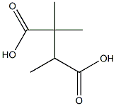 trimethylsuccinic acid Struktur