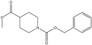 Methyl N- Cbz -piperidine-4-carboxylate Struktur