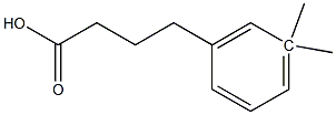 3,3-DIMETHYLPHENYLBUTANIC ACID Struktur