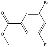 3-BROMO-5-FLUOROBENZOIC ACID METHYL ESTER Struktur