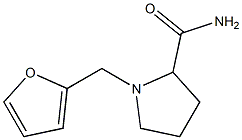 1-(2-FURYLMETHYL)PYRROLIDINE-2-CARBOXAMIDE Struktur