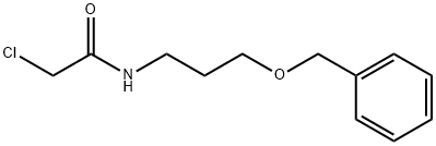 N-[3-(BENZYLOXY)PROPYL]-2-CHLOROACETAMIDE Struktur