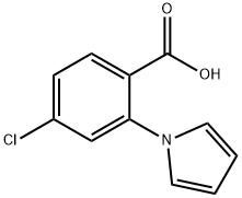 4-CHLORO-2-(1H-PYRROL-1-YL)BENZOIC ACID Struktur