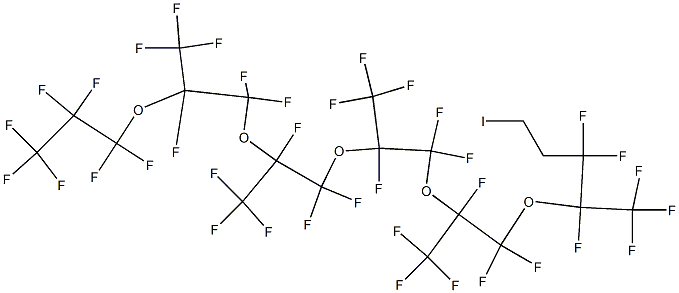 1-IODO-1H,1H,2H,2H-PERFLUORO(4,7,10,13,16-PENTAMETHYL-5,8,11,14,17-PENTAOXAEICOSANE), 95% MIN. Struktur