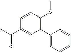 1-(6-METHOXY-1,1''-BIPHENYL-3-YL)ETHANONE Struktur