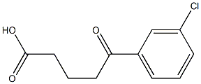 5-(3-CHLOROPHENYL)-5-OXOVALERIC ACID 95% Struktur