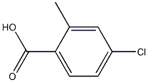 2-METHYL-4-CHLOROBENZOIC ACID 5% Struktur