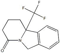 1,2,6,10B-TETRAHYDRO-10B-(TRIFLUOROMETHYL)PYRIDO-[2,1-A]-ISOINDOL-4(3H)-ONE Struktur