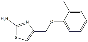 4-[(2-METHYLPHENOXY)METHYL]-1,3-THIAZOL-2-AMINE Struktur