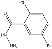 5-BROMO-2-CHLOROBENZOHYDRAZIDE Struktur