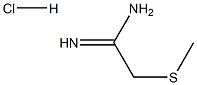 2-METHYLSULFANYL-ACETAMIDINE HCL Struktur