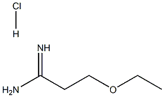 3-ETHOXY-PROPIONAMIDINE HCL Struktur