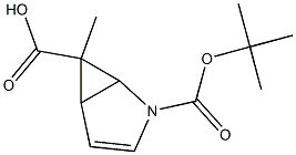 2-TERT-BUTYL 6-METHYL 2-AZABICYCLO[3.1.0]HEX-3-ENE-2,6-DICARBOXYLATE Struktur