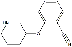 2-(3-PIPERIDINYLOXY)BENZONITRILE Struktur