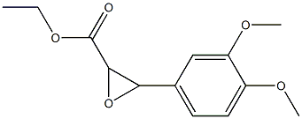 3-(3,4-DIMETHOXY PHENYL)-OXIRANE-2-CARBOXYLIC-ACID ETHYLESTER Struktur