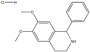 6,7-DIMETHOXY-1-PHENYL-1,2,3,4-TETRAHYDROISOQUINOLINE HYDROCHLORIDE 99% Struktur