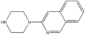 1-[ISOQUINOLIN-3-YL]PIPERAZINE Struktur