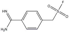 4-AMIDINOPHENYLMETHYLSULFONYLFLUORIDE Struktur