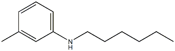 N-HEXYL-M-TOLUIDINE Struktur