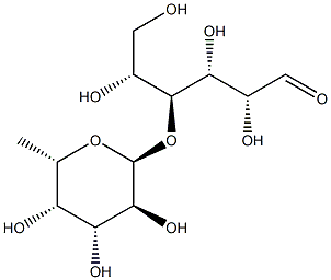 4-O-(ALPHA-L-FUCOPYRANOSYL)-D-GALACTOSE Struktur