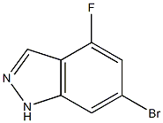 6-BROMO-4-FLUOROINDAZOLE Struktur