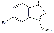 5-HYDROXYINDAZOLE-3-CARBOXYALDEHYDE Struktur