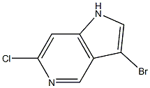 3-BROMO-6-CHLORO-5-AZAINDOLE Struktur