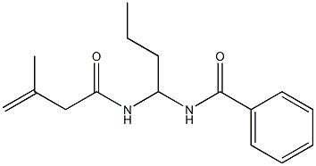 N-{1-[(3-Methylbut-3-Enoyl)Amino]Butyl}Benzamide Struktur