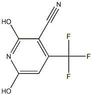 2,6-DIHYDROXY-3-CYANO-4-TRIFLUOROMETHYLPYRIDINE Struktur