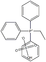 ETHYL TRIPHENYL PHOSPHONIUM HYDROGEN SULPHATE Struktur