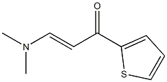 (E)-3-(dimethylamino)-1-(thiophen-2-yl)prop-2-en-1-one Struktur