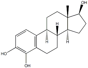 1,3,5(10)-Estratriene-3,4,17b-triol Struktur