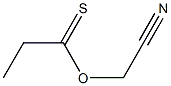 METHYL CYANOMETHYL THIOACETATE Struktur