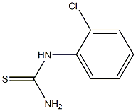 O-CHLOROPHENYL SULFOCARBAMIDE Struktur