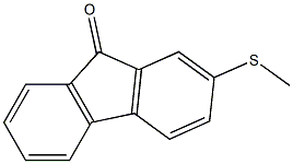 2-METHYLMERCAPTO-9-FLUORENONE Struktur