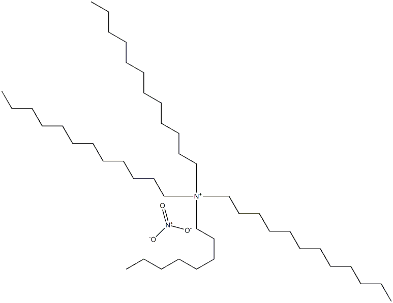 TRIDODECYLOCTYLAMMONIUM NITRATE Struktur