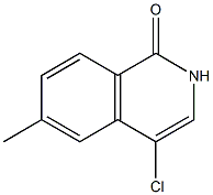 4-chloro-6-methylisoquinolin-1(2H)-one Struktur