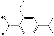 (4-ISOPROPYL-2-METHOXYPHENYL)BORONIC ACID Struktur