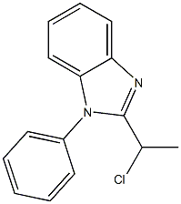 2-(1-CHLOROETHYL)-1-PHENYL-1H-BENZIMIDAZOLE Struktur