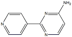 2-(4-PYRIDINY)-4-AMINOPYRIMIDINE Struktur