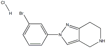 2-(5-BROMOPHENYL)-4,5,6,7-TETRAHYDRO-2H-PYRAZOLO[4,3-C]PYRIDINE HYDROCHLORIDE