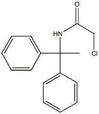 2-CHLORO-N-(1,1-DIPHENYLETHYL)ACETAMIDE Struktur