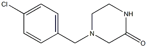 4-(4-CHLOROBENZYL)PIPERAZIN-2-ONE Struktur